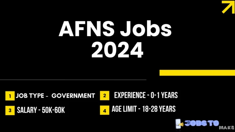 AFNS Jobs 2024