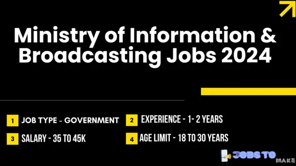 Ministry of Information and Broadcasting Jobs