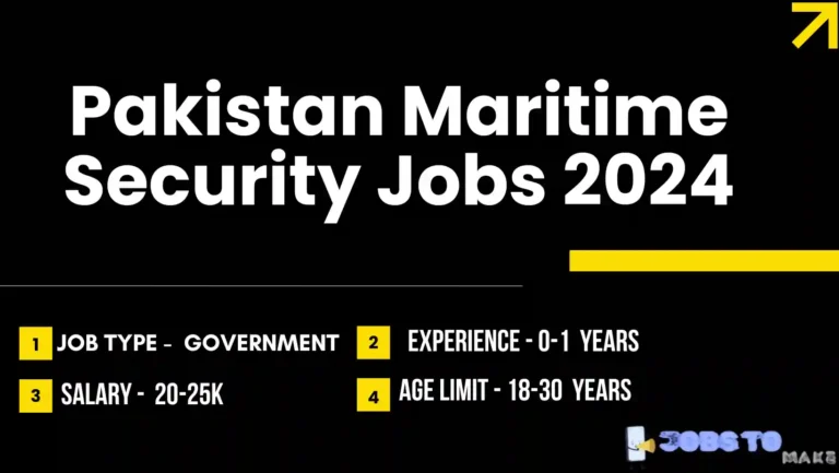 Pakistan Maritime Security Jobs