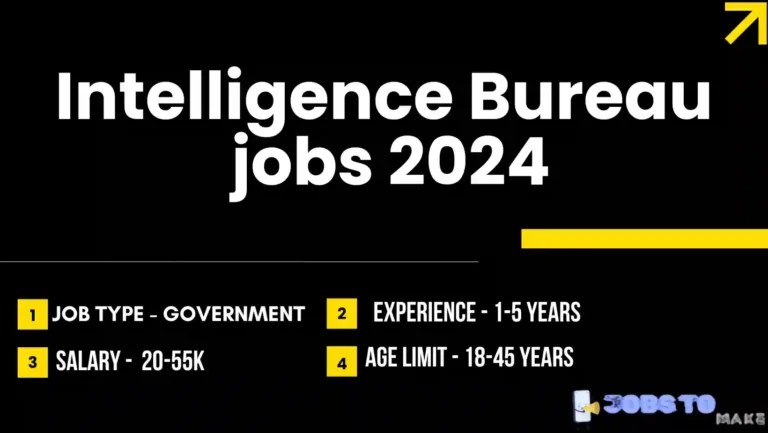 Intelligence Bureau jobs