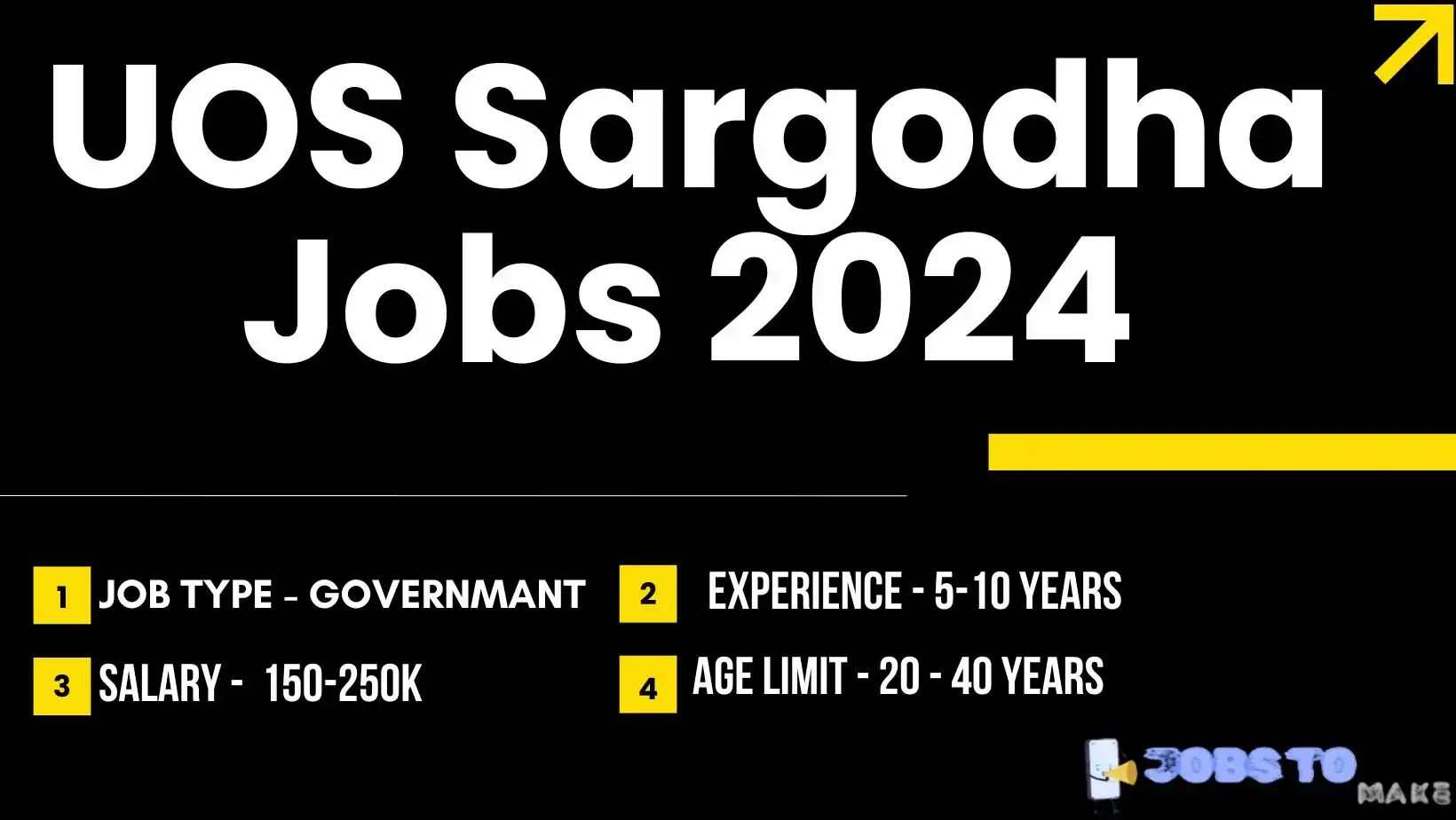 UOS Sargodha Jobs