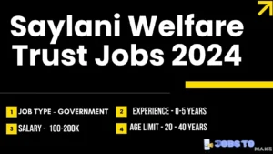 Saylani Welfare Trust Jobs