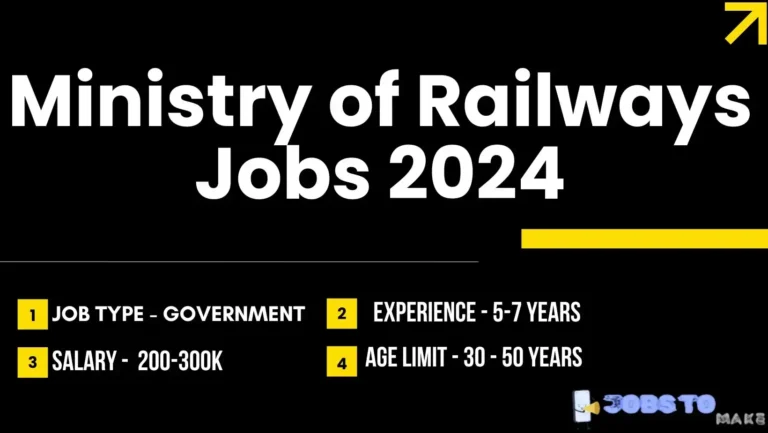 Ministry of Railways Jobs