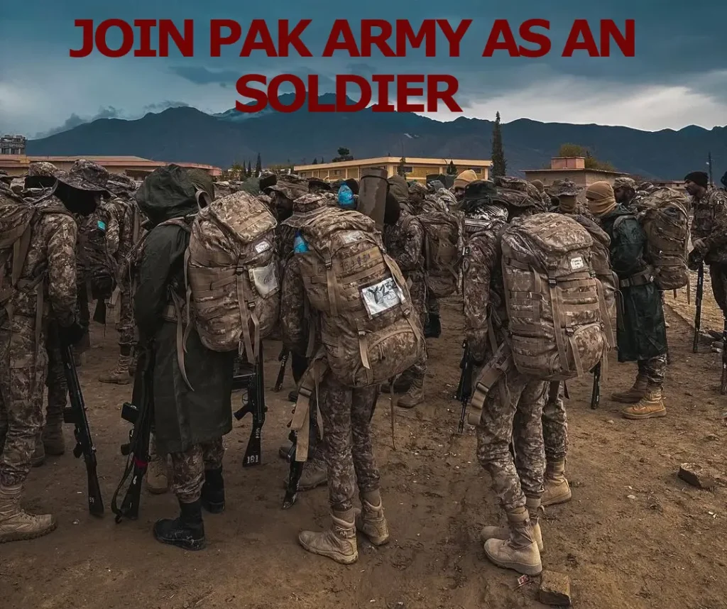 Join Pak Army As An Soldier