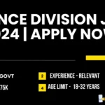 Finance Division Jobs 2024