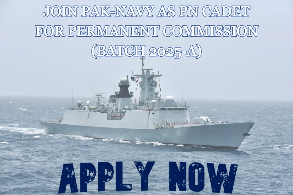 PN Cadet Permanent Commission Batch 2025-A