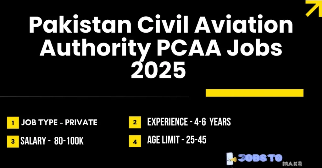 Pakistan Civil Aviation Authority PCAA Jobs 2025